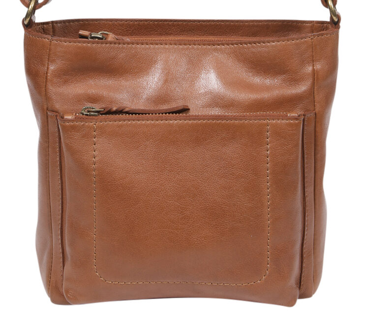 Ladies Leather Shoulder/Cross Body – New Arrivals 7865 Tan