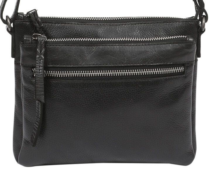 Ladies Leather Shoulder/Cross Body – New Arrivals 7869 Black