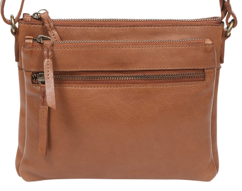 Ladies Leather Shoulder/Cross Body – New Arrivals 7869 Tan