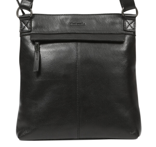 Ladies Leather Shoulder/Cross Body - New Arrivals 7870 Black - Image 2