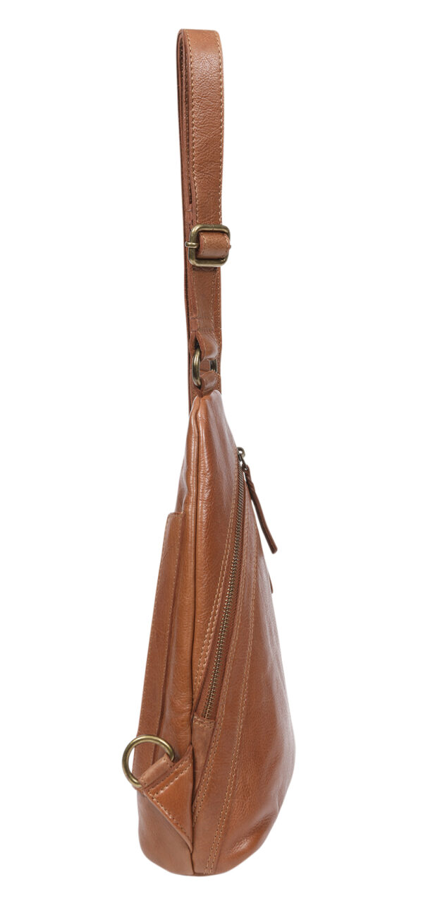 Ladies Leather Backpack - New Arrivals 7873 Tan - Image 3