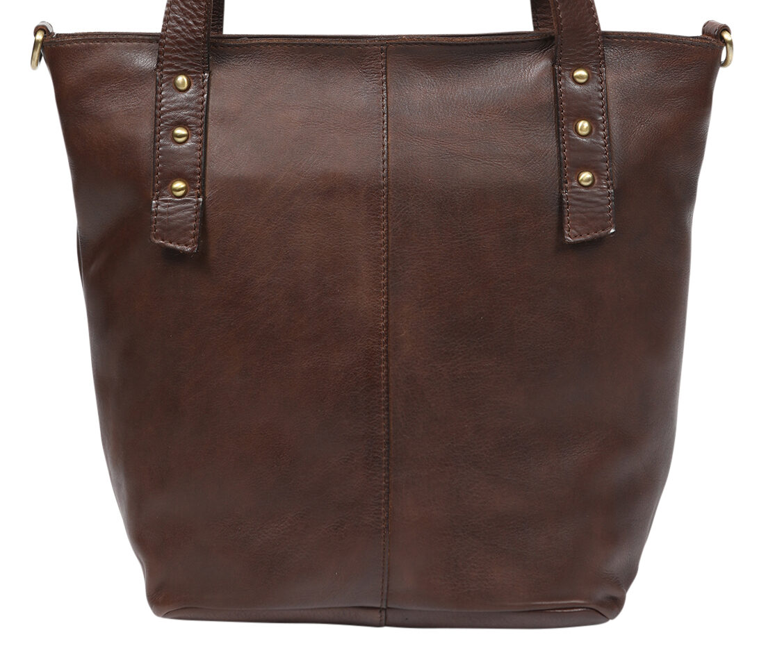 Ladies Leather Tote Bag/Cross Body – New Arrivals 7878 Brown
