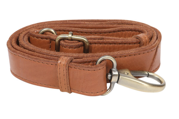 Ladies Leather Tote Bag/Cross Body - New Arrivals 7878 Tan - Image 4