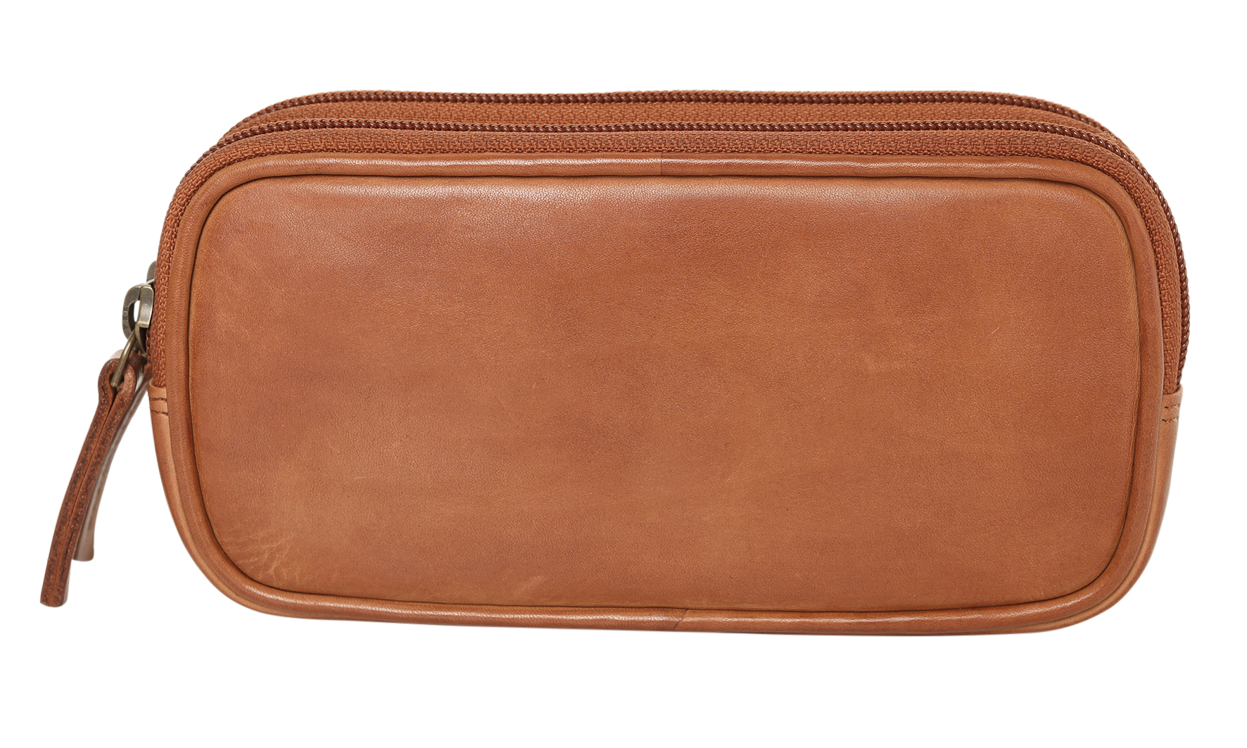 Ladies Leather Utility / Optical Case New Arrivals Style 7885 Tan