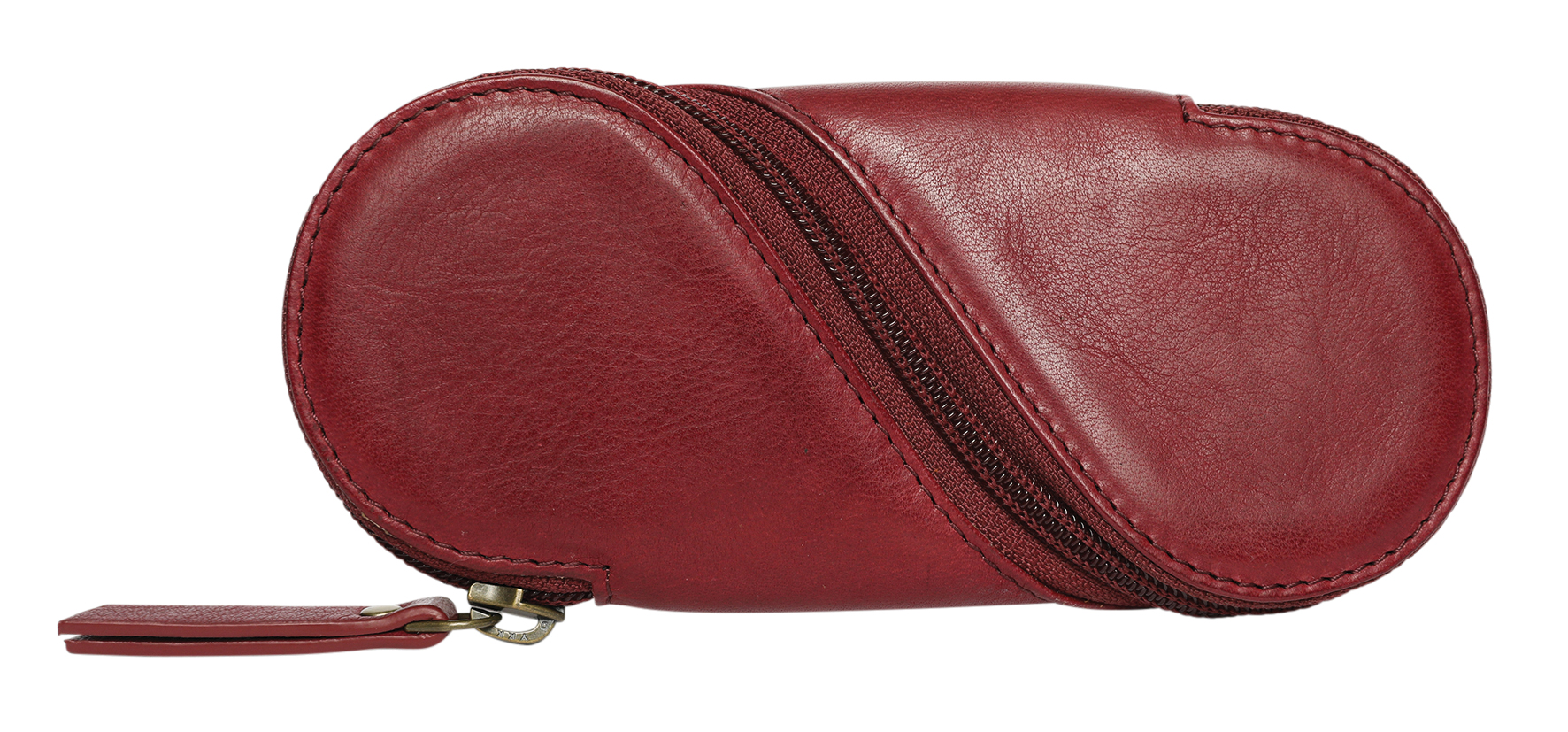 Leather Optical Case Style 7916 Burgundy