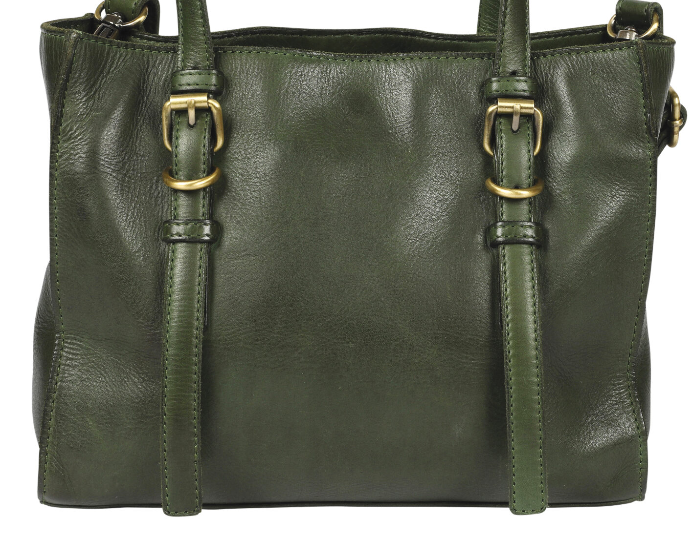 Ladies Leather Cross Body Bag Style 7908 Olive