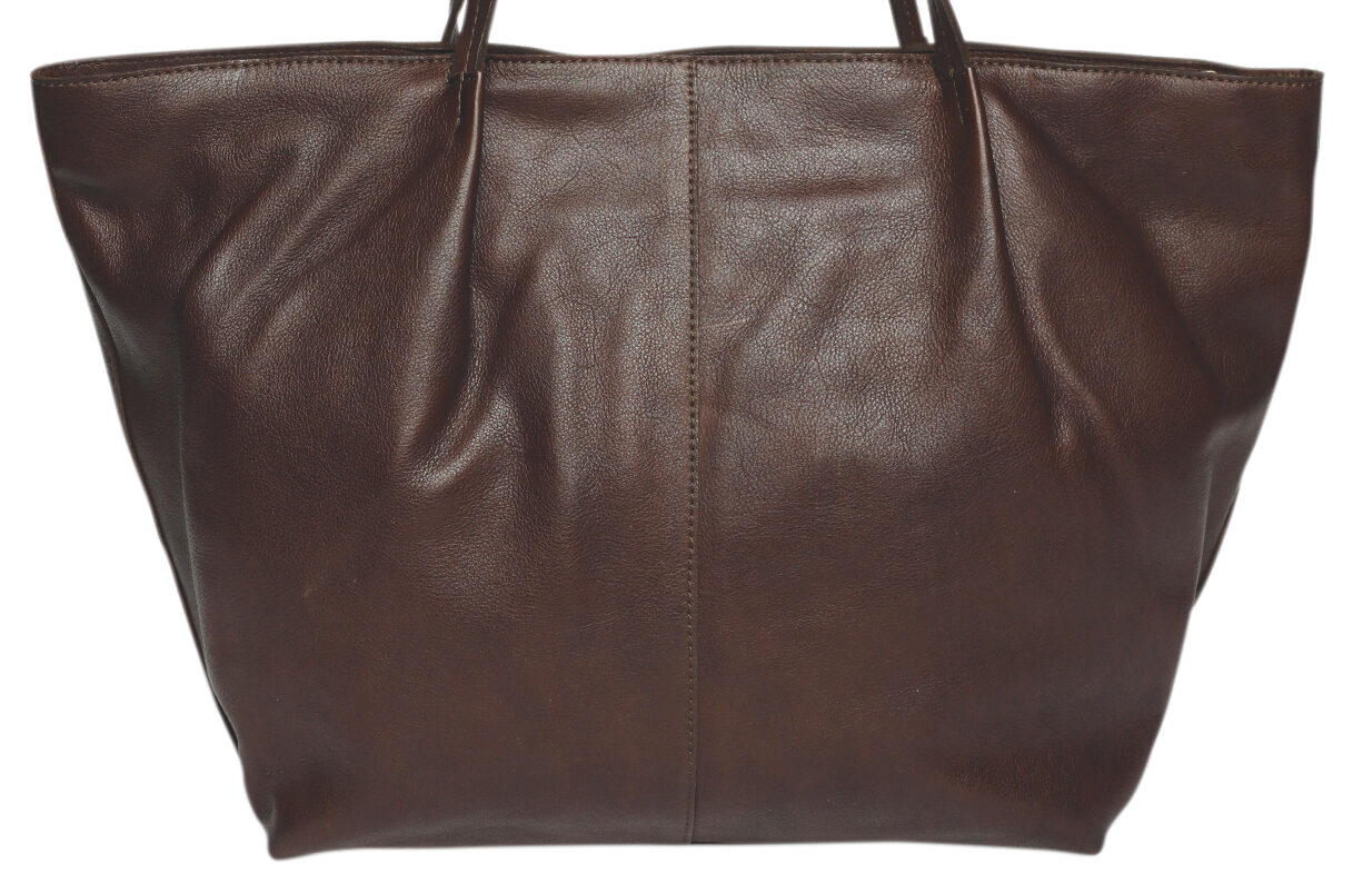 Ladies Leather Tote Style 7933 Brown