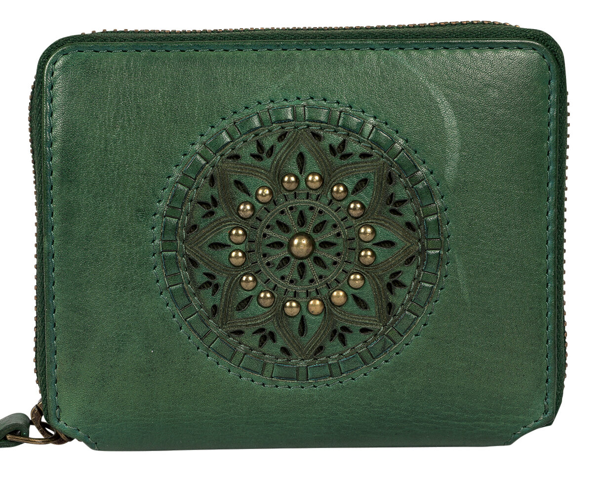 Ladies Leather Wallet Style 7945 Green