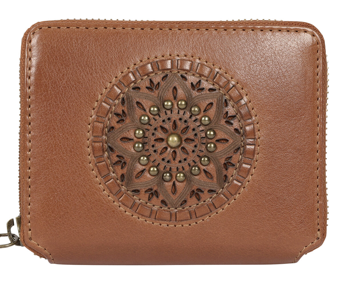 Ladies Leather Wallet Style 7945 Tan