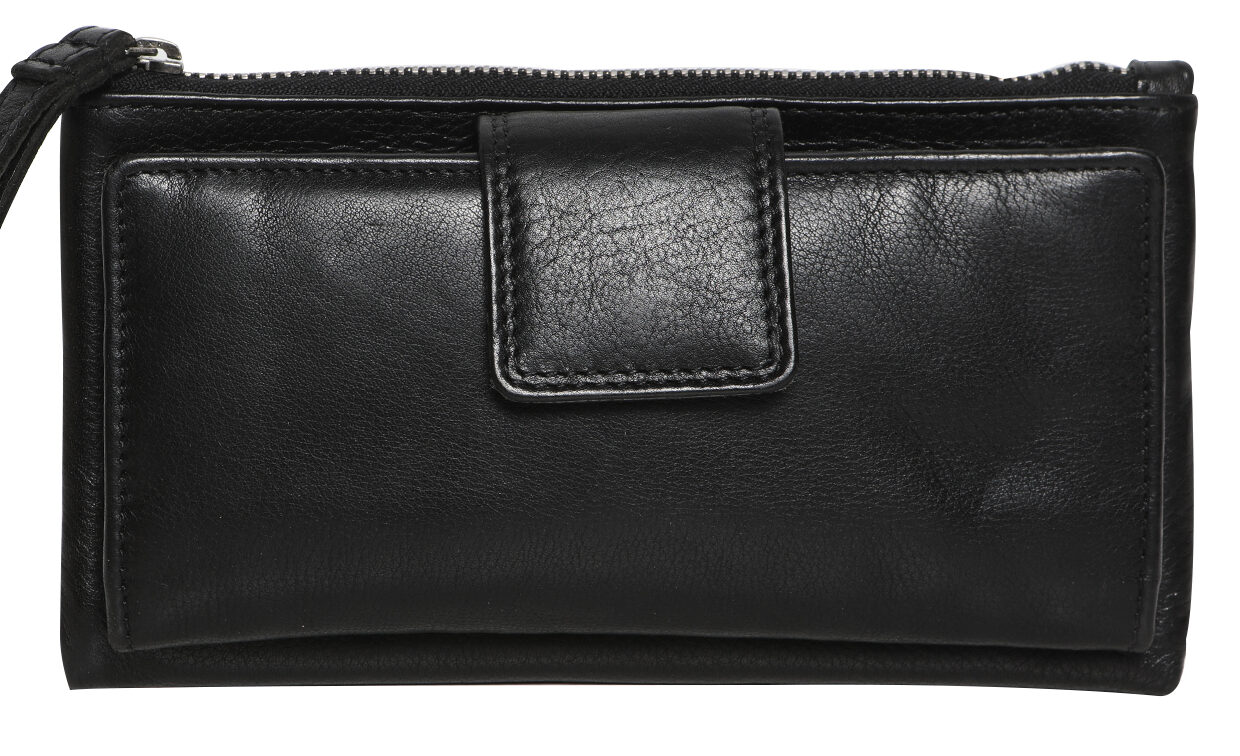 Ladies Leather Wallet Style 7655 Black