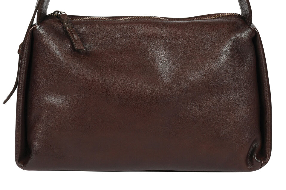 Ladies Leather Cross Body Bag Style 7940 Brown