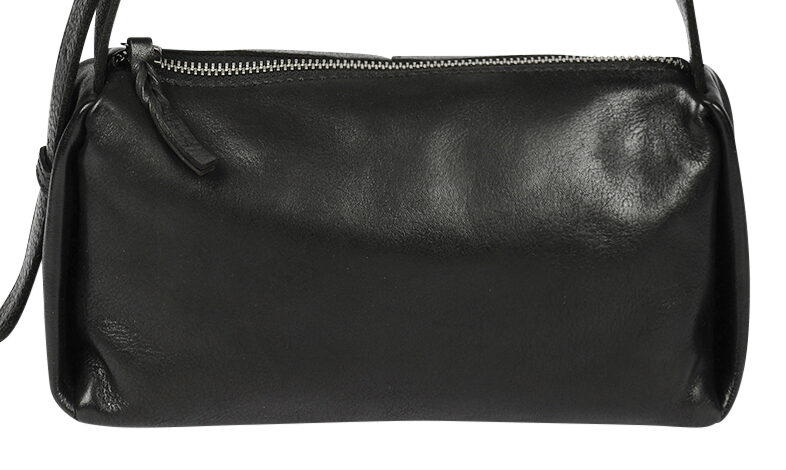 Ladies Leather Cross Body Bag Style 7941 Black