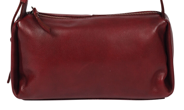 Ladies Leather Cross Body Bag Style 7941 OxBlood