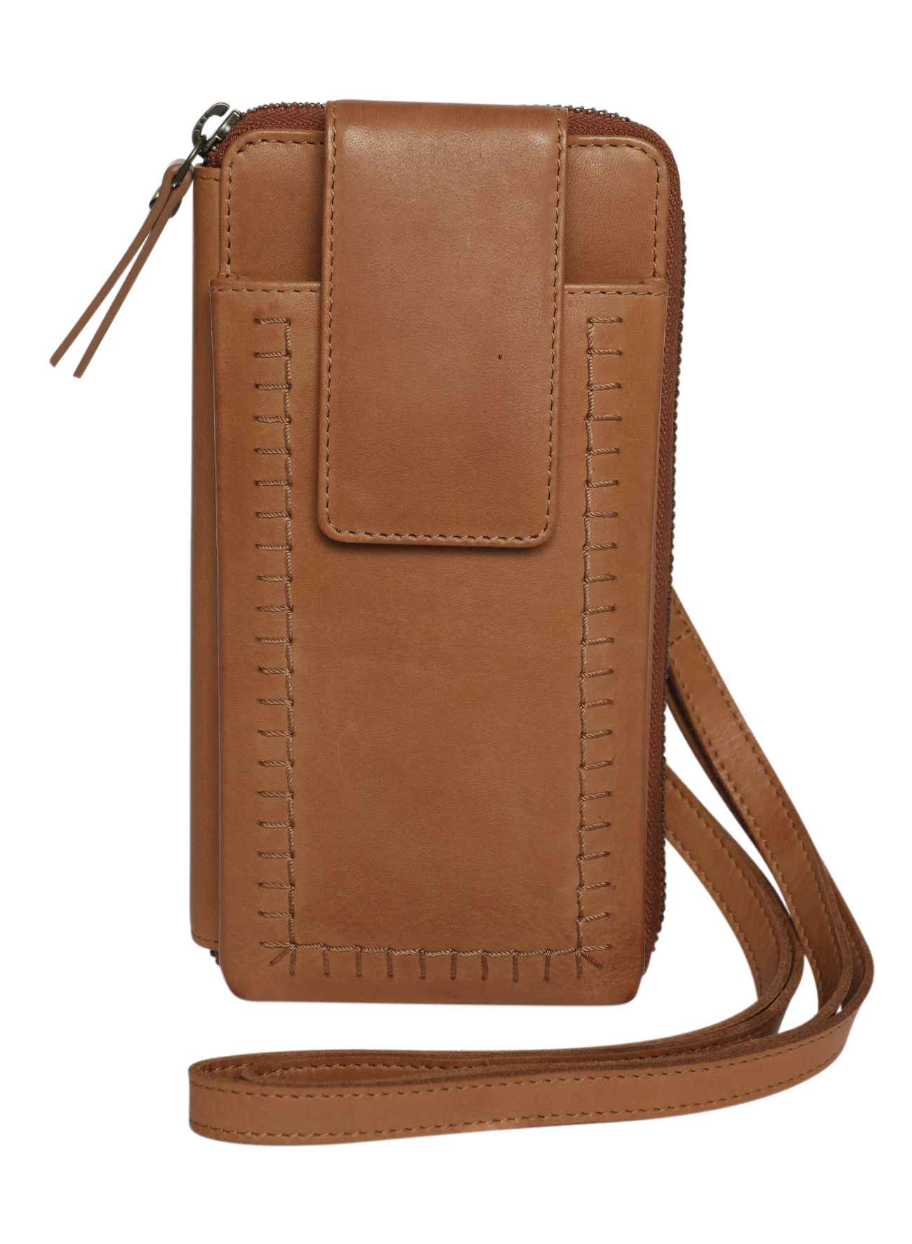 Ladies Cross Body Bag and Ladies Leather Wallet Style 7900 Tan