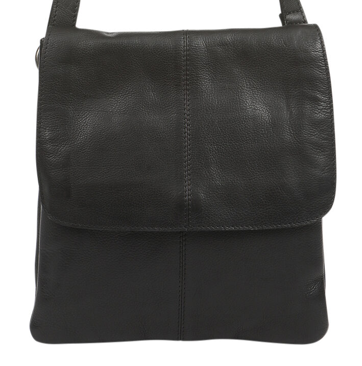 Ladies Leather Cross Body – New Arrivals Style 6655 Black