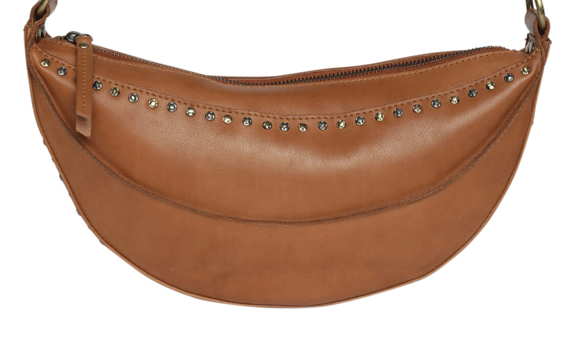 Ladies Leather Cross Body New Arrivals Style 7893 Tan