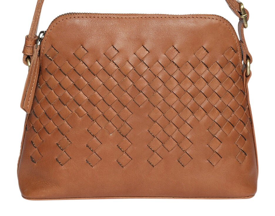 Ladies Leather Cross Body – New Arrivals Style 7895 Tan
