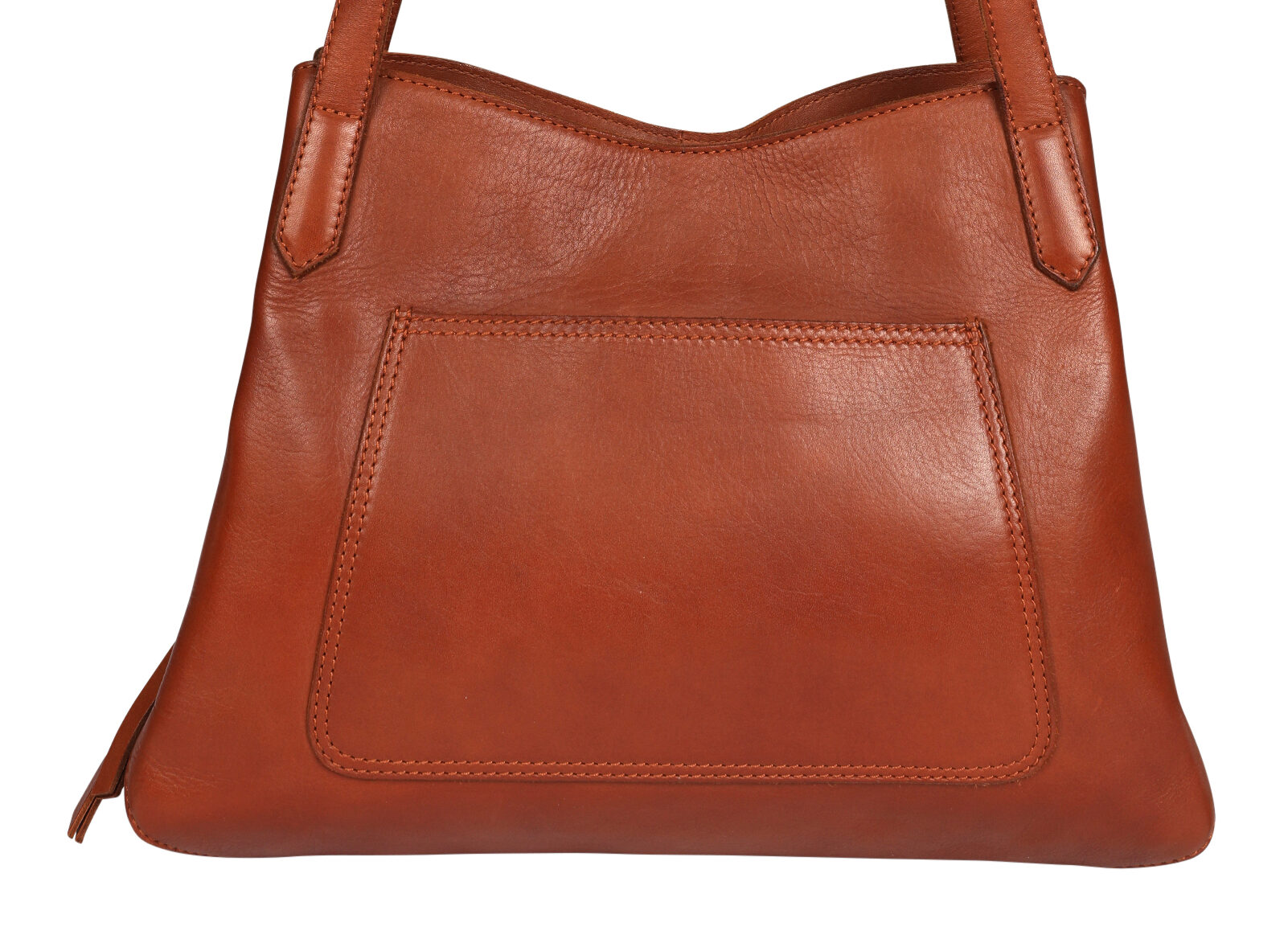 Ladies Leather Tote Style 7909 Brown Cognac