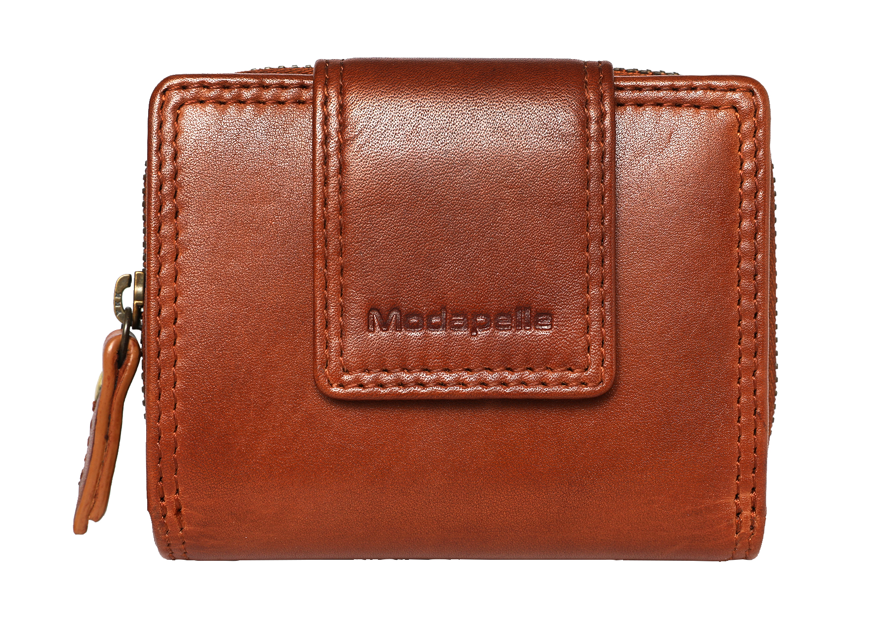 Ladies Leather Wallet Style 7912 Cognac