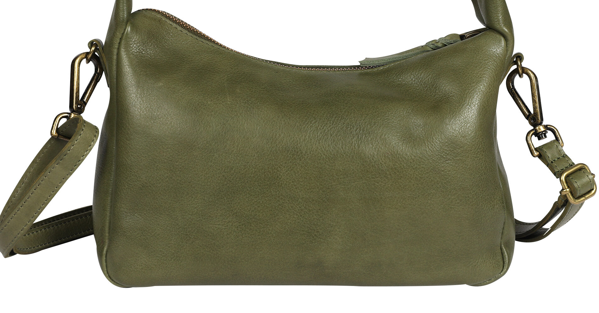 Ladies Leather Cross Body Style 7934 Olive