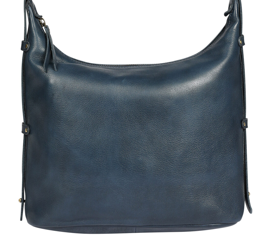 Ladies Leather Cross Body – New Arrivals Style 8219 Navy