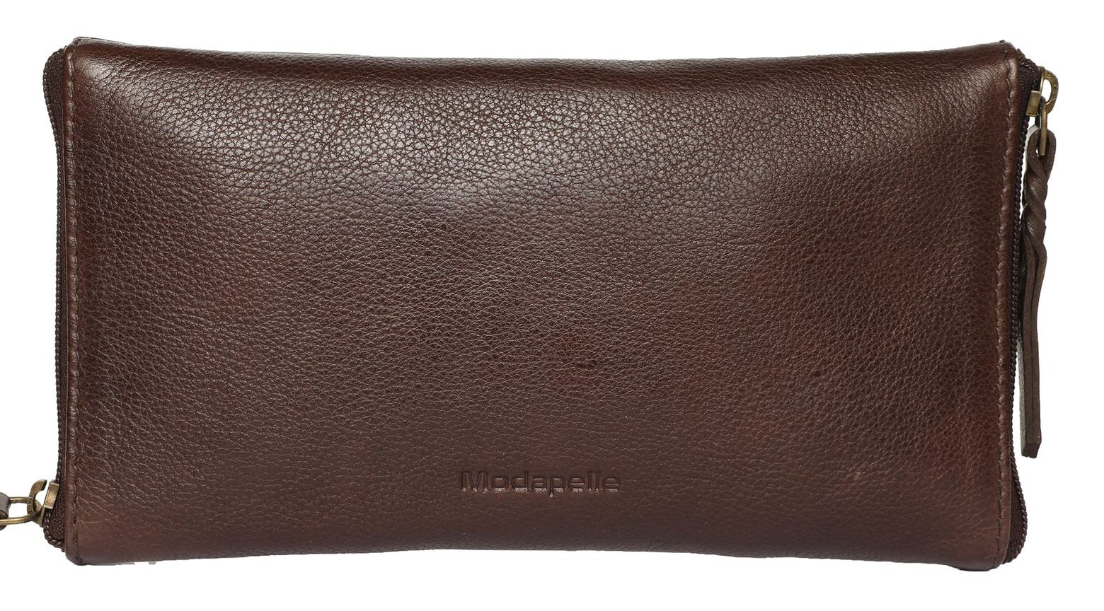Leather Optical/Phone Case Style 5977 Dark Brown