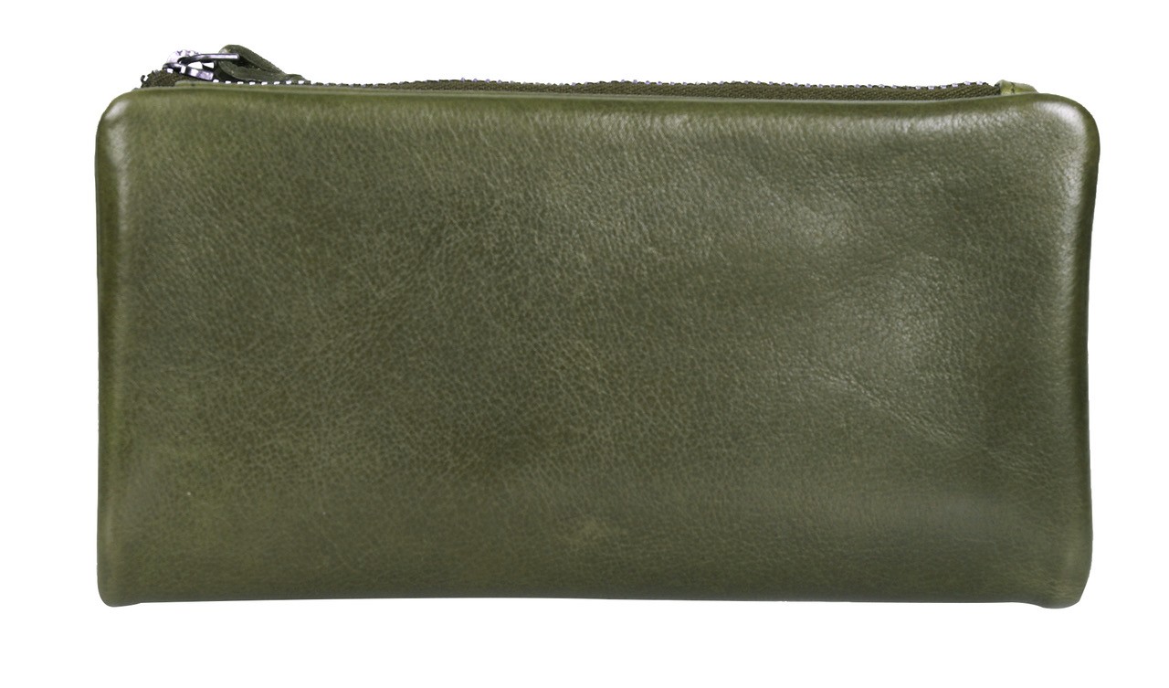 Ladies Leather Wallet and New Arrivals 7633 Olive