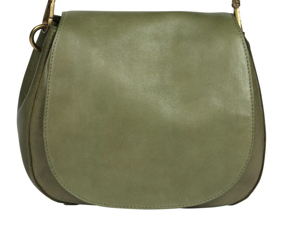Ladies Leather Cross Body – New Arrivals Style 7947 Olive