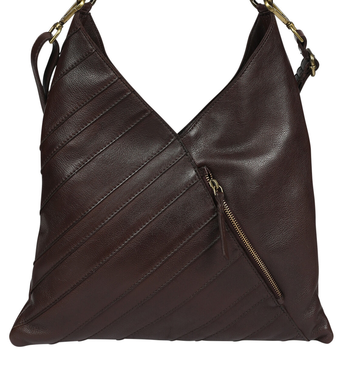 Ladies Leather Cross Body – New Arrivals Style 7954 Dark Brown