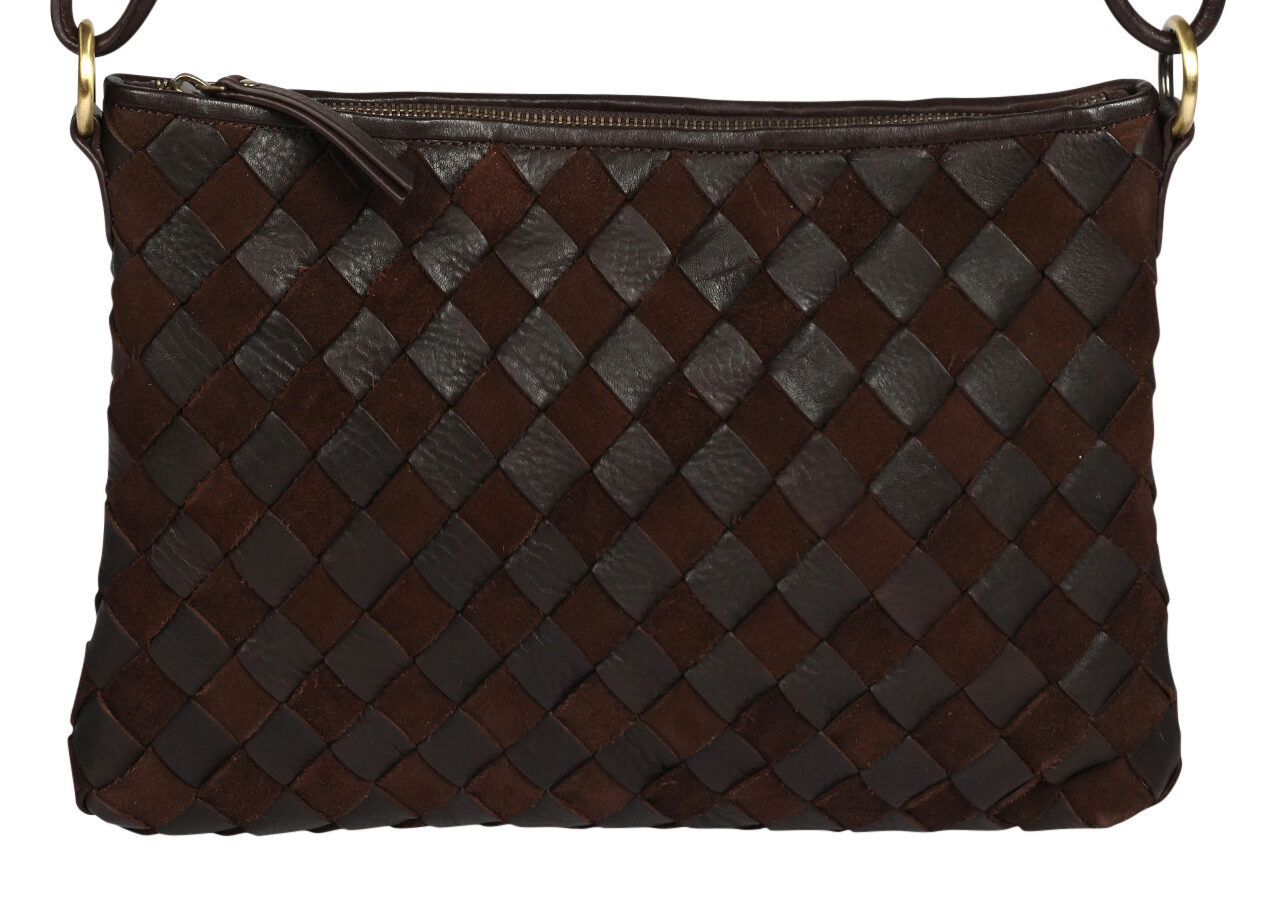 Ladies Leather Cross Body – New Arrivals Style 8213 Brown