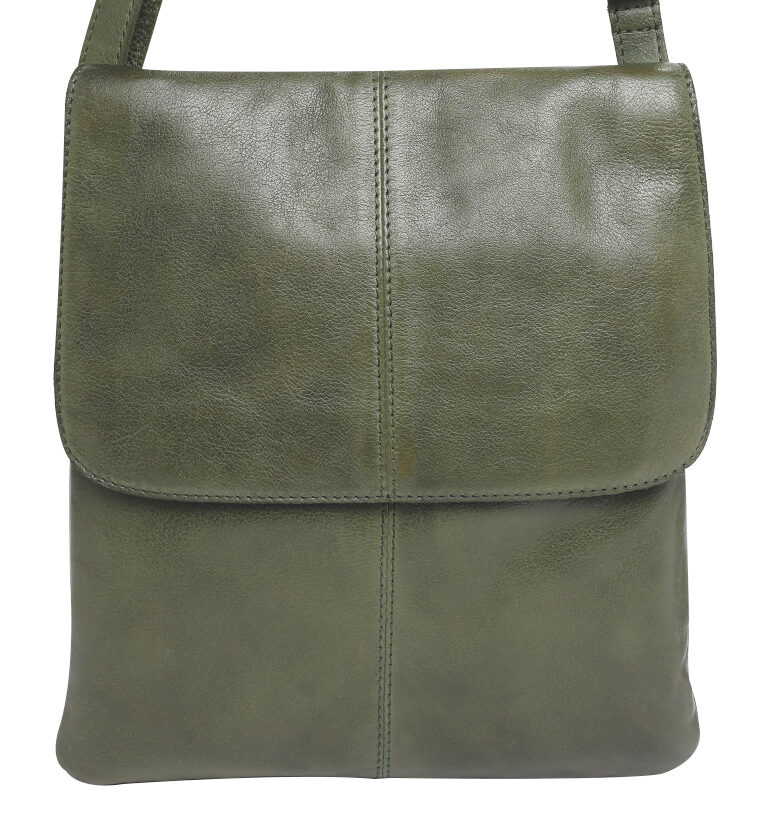 Ladies Leather Shoulder/Cross Body – New Arrivals 6688 Olive