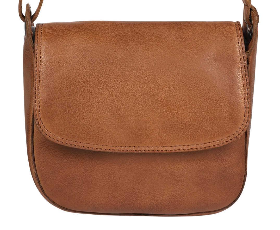 Ladies Leather Cross Body – New Arrivals Style 7958 Tan