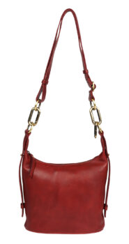 Ladies Leather Cross Body, Leather Hobo – New Arrivals Style 8214 Burgundy