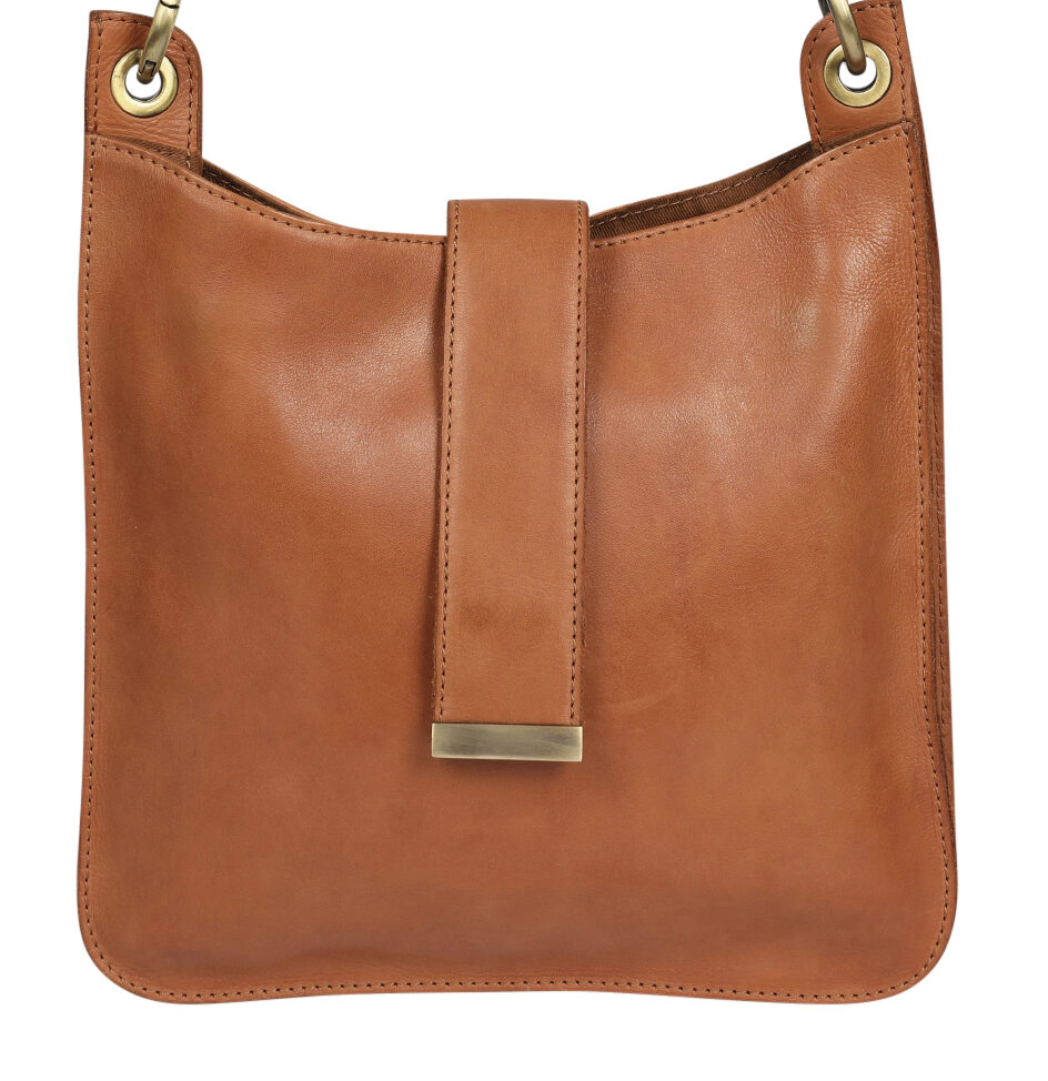 Ladies Leather Cross Body, Leather Hobo – New Arrivals Style 8215 Tan