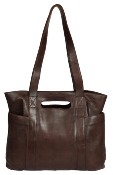 Ladies Leather Tote – New Arrivals 8218 Brown