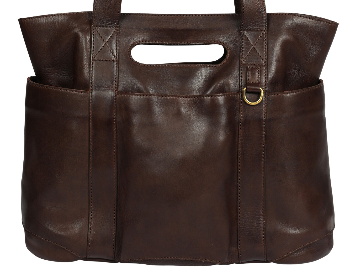 Ladies Leather Tote – New Arrivals 8218 Brown