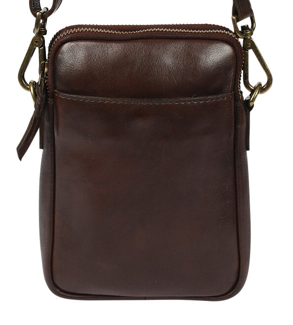 Ladies Leather Cross Body – New Arrivals Style 7939 Dark Brown