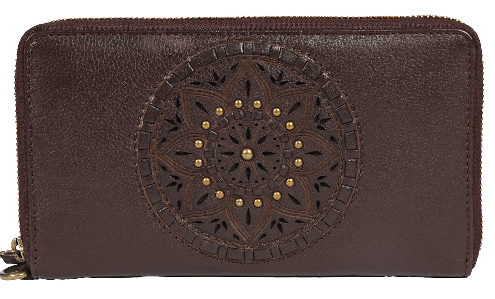 Ladies Leather Wallet Style 7861 Dark Brown