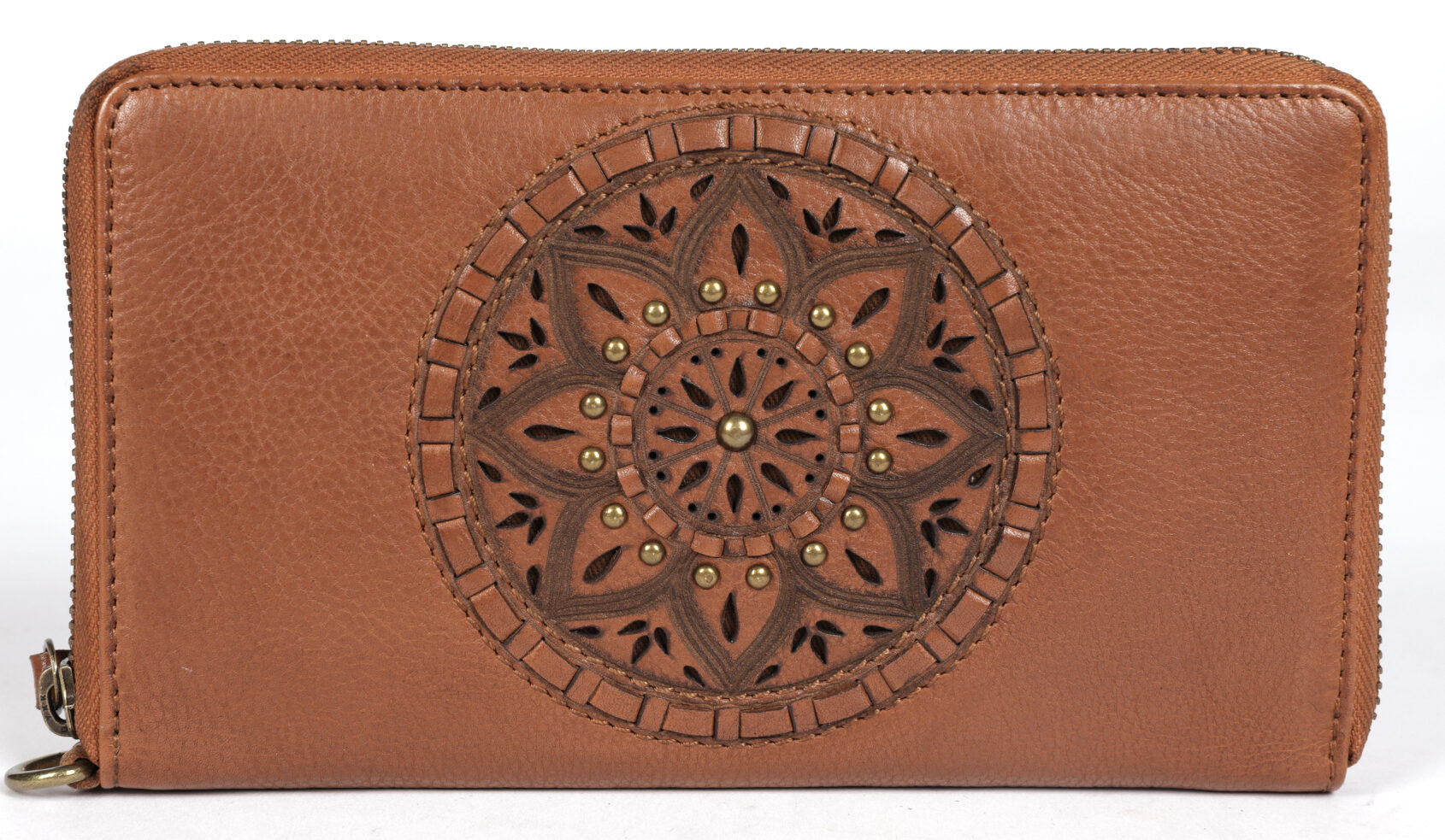 Ladies Leather Wallet Style 7861 Tan