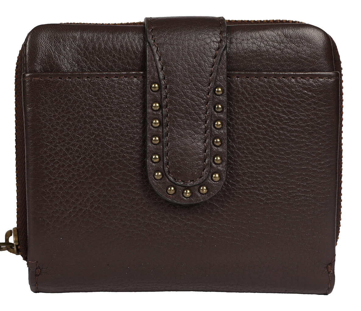 Ladies Leather Wallet Style 7966 Dark Brown