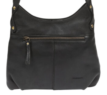 Ladies Leather Shoulder/Cross Body Style 7883 Black