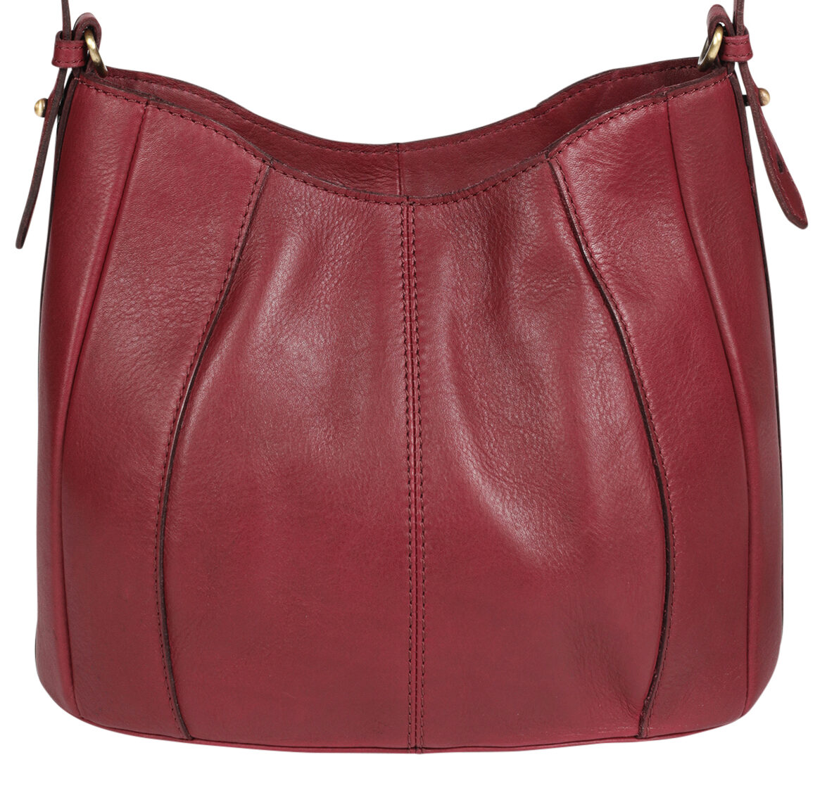 Ladies Leather Cross Body Style 7907 Burgundy