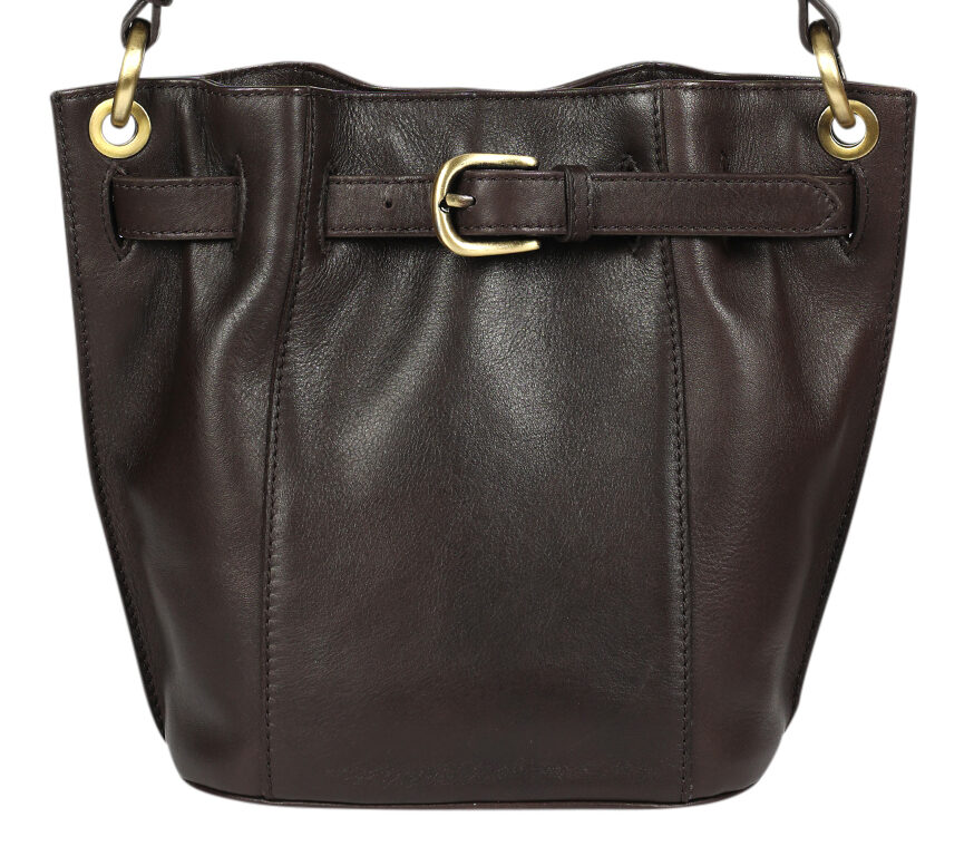 Ladies Leather Cross Body Bag Style 7997 Brown