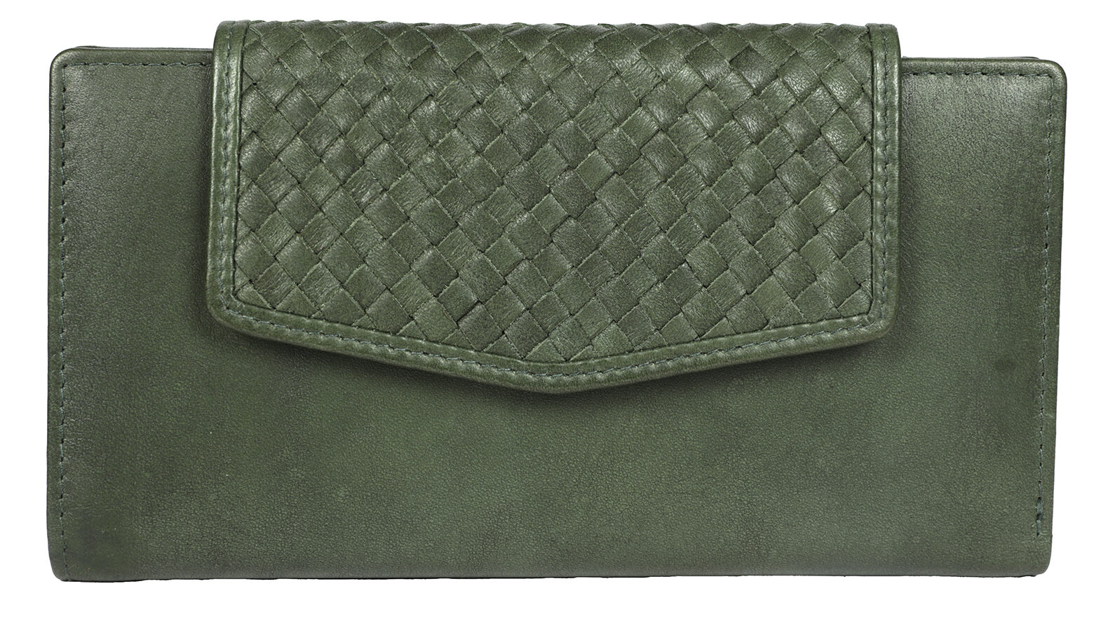 Ladies Leather Wallet Style 8001 Olive