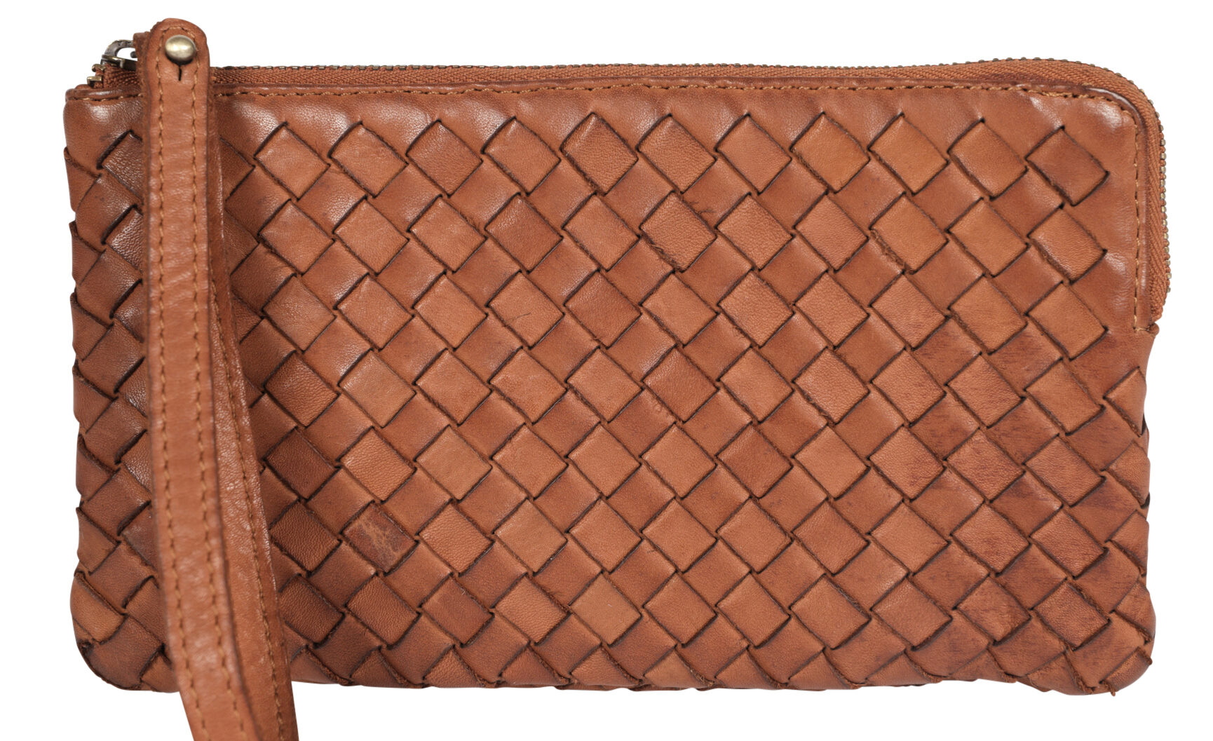 Ladies Leather Wristlet and Leather Wallet Style 8220 Tan